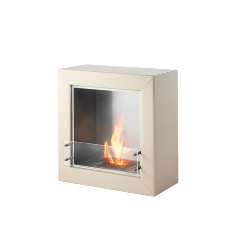CUBE LEATHER | バイオエタノール暖炉「EcoSmart Fire」