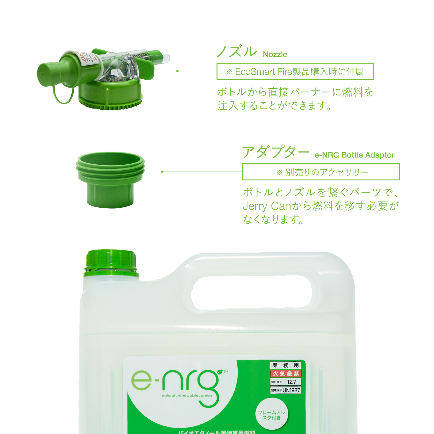 バイオエタノール燃料 e-NRG(エナジー) バイオエタノール燃料 e-NRG(エナジー)